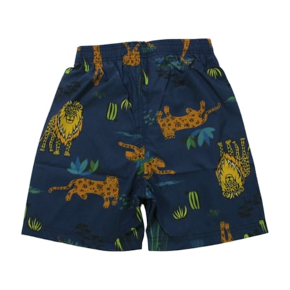 Bermuda Tactel Masculina Estampada Safari  64033 - Everly