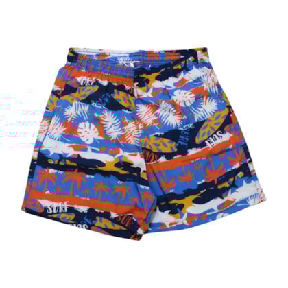 Bermuda Tactel Masculina Estampada Tropical 67018 - Everly
