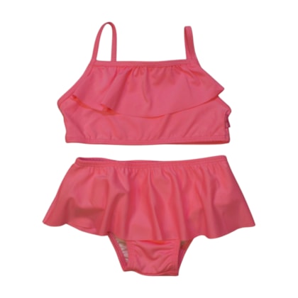 Biquini com Babado Liso 57250 - Kamylus