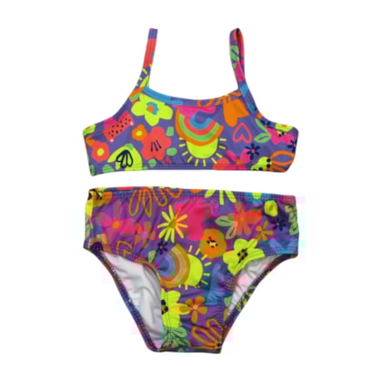 Biquini Estampado Flores 43784 - Boca Grande