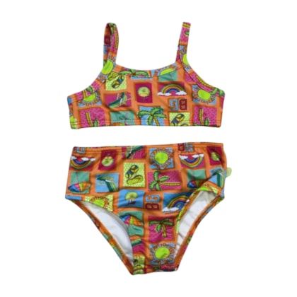 Biquini Estampado Praia 43784 - Boca Grande