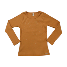 Blusa Canelada Manga Longa com Listras 22865 - Glinny 