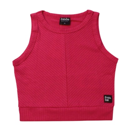 Blusa Cavada Canelada com Recorte 63496 - Free.Be