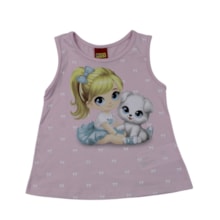 Blusa Cavada Menina e Laçinhos  1001770 - Kyly