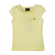 Blusa Cotton Manga Curta com Strass 99125 - Milli e Nina