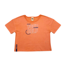 Blusa Cropped Foil Your Self Manga Curta 8712 - Livy 