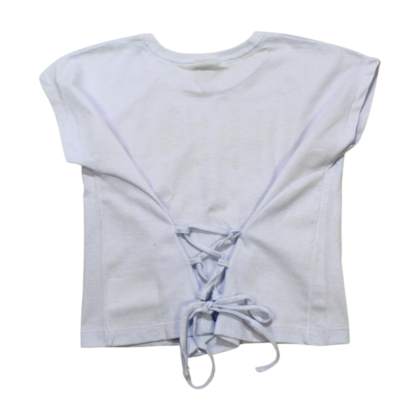 Blusa Cropped Manga Curta Estampa Influencer 22352 - Two Colors 