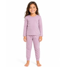 Blusa Flanelada Térmica  Manga Longa Lisa 7317 - Bicho Bagunça