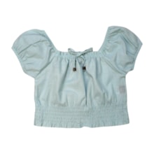 Blusa Manga Curta com Elástico 04710 - Aerosfera