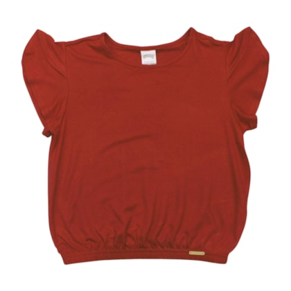 Blusa Manga Curta com Elástico A0019 - Alakazoo 