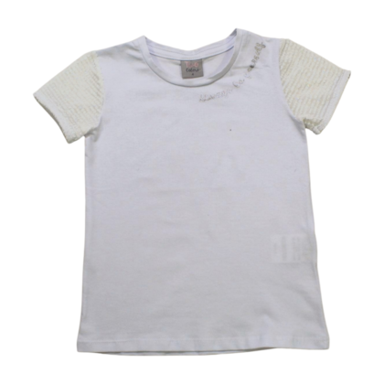 Blusa Manga Curta com Paetê 22300 - Two Colors 