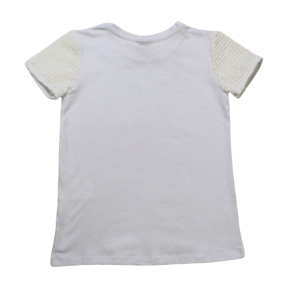Blusa Manga Curta com Paetê nas Mangas 22354 - Two Colors