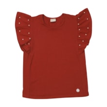 Blusa Manga Curta com Pérolas 2001353 - Milon   