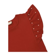 Blusa Manga Curta com Pérolas 2001353 - Milon   