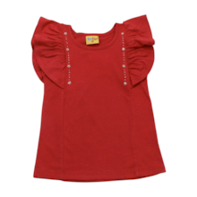 Blusa Manga Curta com Strass 22165 - Rollu 