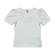 Blusa Manga Curta com Strass 22782 - Glinny 