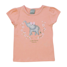 Blusa Manga Curta Estampa Elefante 26433 - Brandili Mundi 