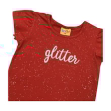 Blusa Manga Curta Estampa Glitter 25152 - Rollu 