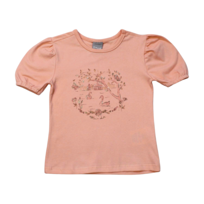 Blusa Manga Curta Estampa Lago 26506 - Brandili Mundi 