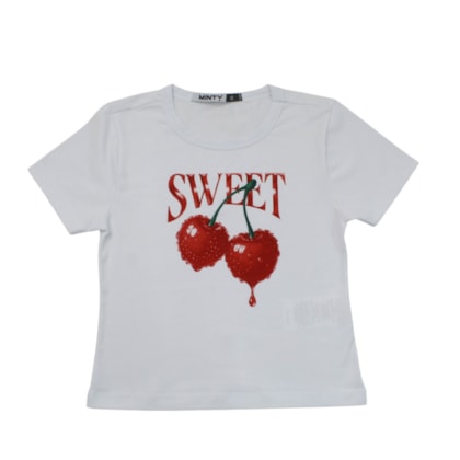 Blusa Manga Curta Estampa Sweet M00579 - Minty