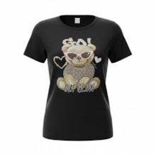 Blusa Manga Curta Estampa Ursinha 23634 - Modme