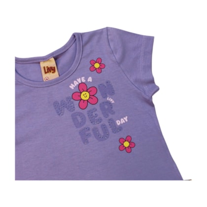 Blusa Manga Curta Estampa Wonderful 9276 - Livy 