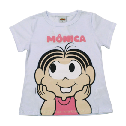 Blusa Manga Curta Estampada Mônica 6741 - By Gus