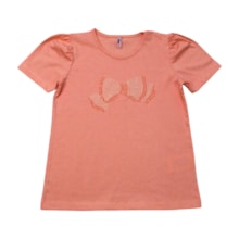 Blusa Manga Curta Laço Strass S31151 - 4You