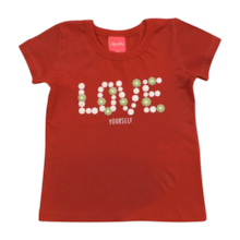 Blusa Manga Curta Love 50384 - Kely Kety