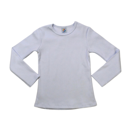 Blusa Manga Longa Canelada Lisa 50089 - Alenice 