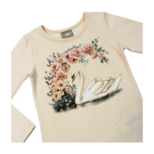 Blusa Manga Longa Cisne 2001461 - Milon