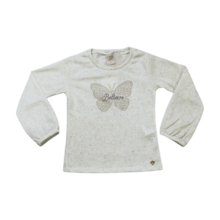 Blusa Manga Longa Estampa Borboleta 11800 - Tiny Joy 