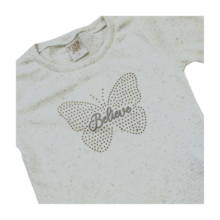 Blusa Manga Longa Estampa Borboleta 11800 - Tiny Joy 