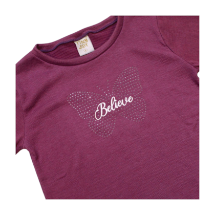 Blusa Manga Longa Estampa Borboleta 11800 - Tiny Joy 