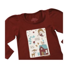 Blusa Manga Longa Estampa Casa 1415 - Bicho Bagunça