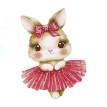 Blusa Manga Longa Estampa Coelha 1000729 - Kyly