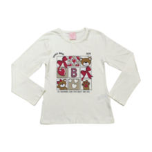 Blusa Manga Longa Estampa Corações 7078 - By Gus 