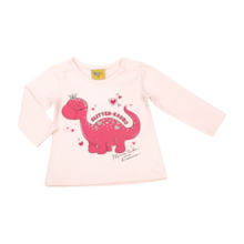 Blusa Manga Longa Estampa Dinossauro 9702-1 - Rolú