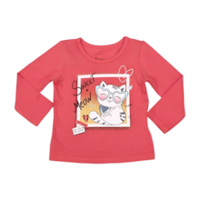 Blusa Manga Longa Estampa Gatinha 211235 - Elian