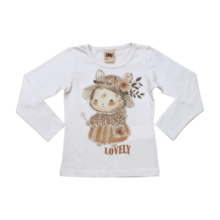 Blusa Manga Longa Estampa Lovely 9017 - Livy 