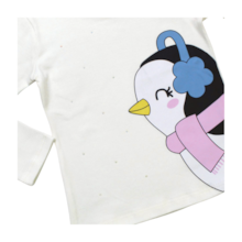 Blusa Manga Longa Estampa Pinguim 6963 - By Gus 