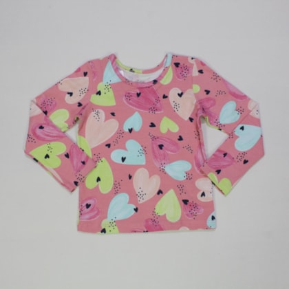 Blusa Manga Longa Estampa Sortida 231775 - Elian