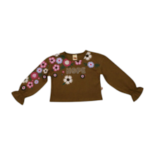 Blusa Manga Longa Estampada Flores 9033 - Livy
