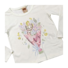 Blusa Manga Longa Gata com Laços  9617 - Livy