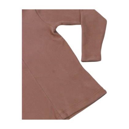 Blusa Manga Longa Gola Alta Lisa 8430 - Serelepe