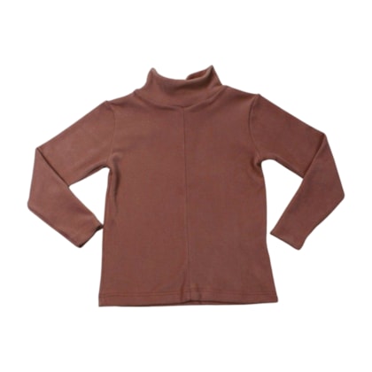 Blusa Manga Longa Gola Alta Lisa 8456 - Serelepe