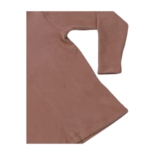 Blusa Manga Longa Gola Alta Lisa 8456 - Serelepe