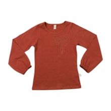 Blusa Manga Longa Laço Strass 22977 - Glinny