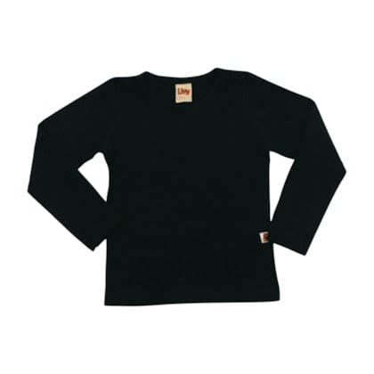Blusa Manga Longa Lisa 1000 - Livy