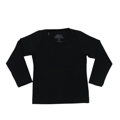 Blusa Manga Longa Lisa 7296 - Bicho Bagunça